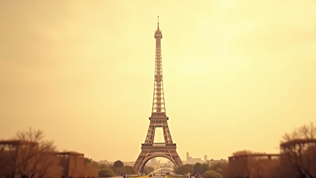 Tour Eiffel sortie culturelle camp basket Paris