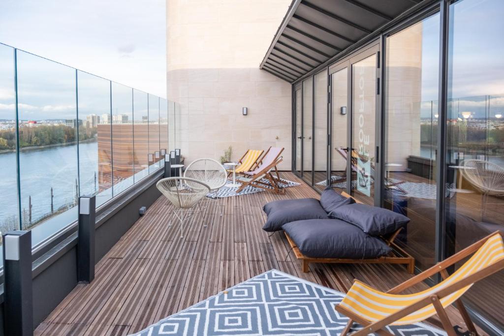 Espace exterieur residence Kley Paris